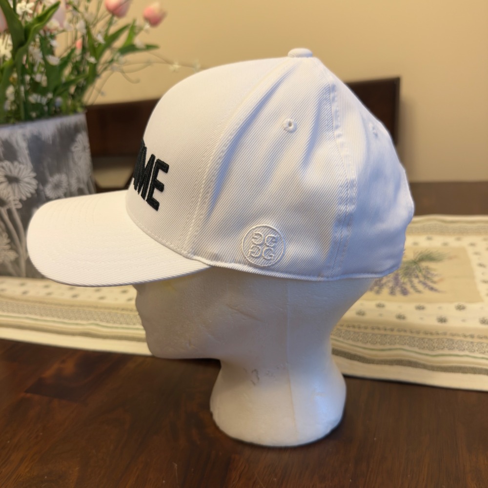 G/FORE Mens PRM TIME Golf Hat Snow White Snapback Flexfit 110‎ Cap NWT - Picture 2 of 6
